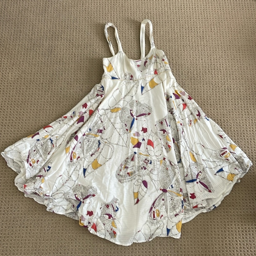 Butterfly mini dress, in good condition.